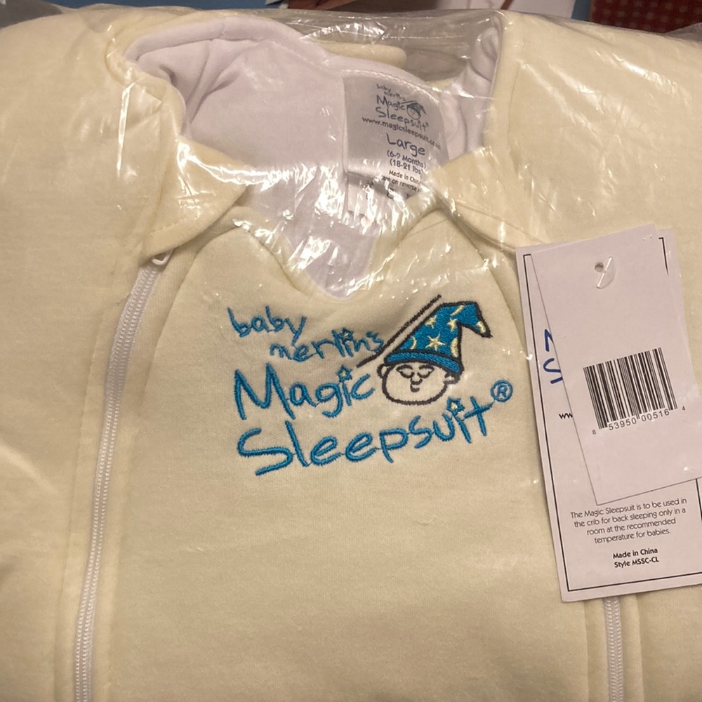 NWT NBW Baby Merlin’s Magic Sleepsuit Large